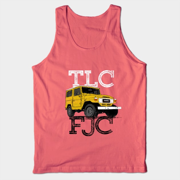 TLC, FJC, BJ40, vintage FJ40 Toyota Cruiser best off road T-Shirt for Birthday gift Tank Top by mismail